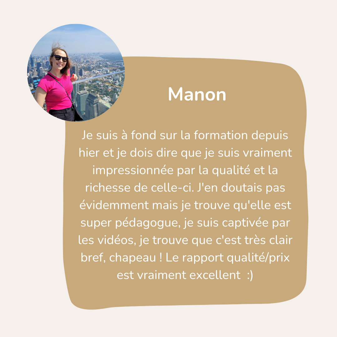 Témoignage de Manon à propos de la formation Start'enchères